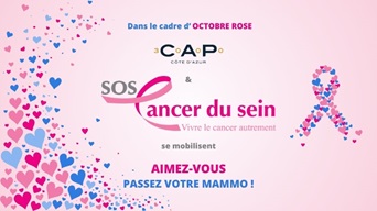 CAP3000 s'engage avec SOS Cancer du Sein