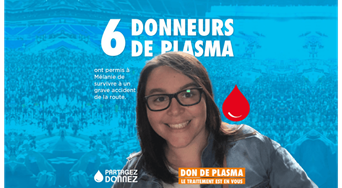 Don de Plasma, le traitement est en vous !