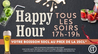 CANAS Y TAPAS : Happy Hour - Votre boisson 50cl au prix de la 25cl